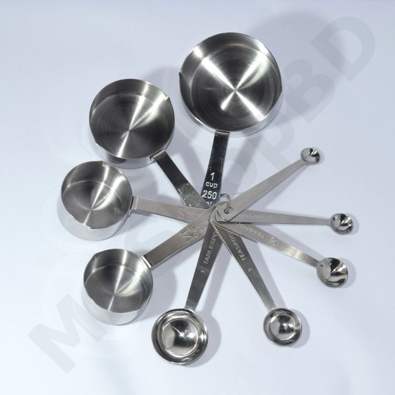 Stainless Steel Measuring Cup Set (9 Pcs)