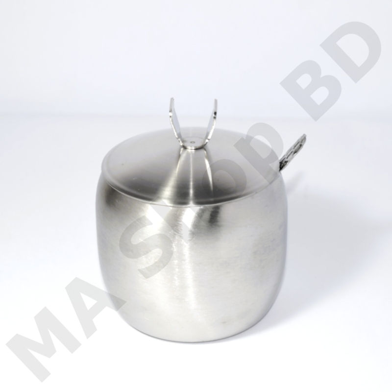 Brushed Finish Stainless Steel Sugar Pot