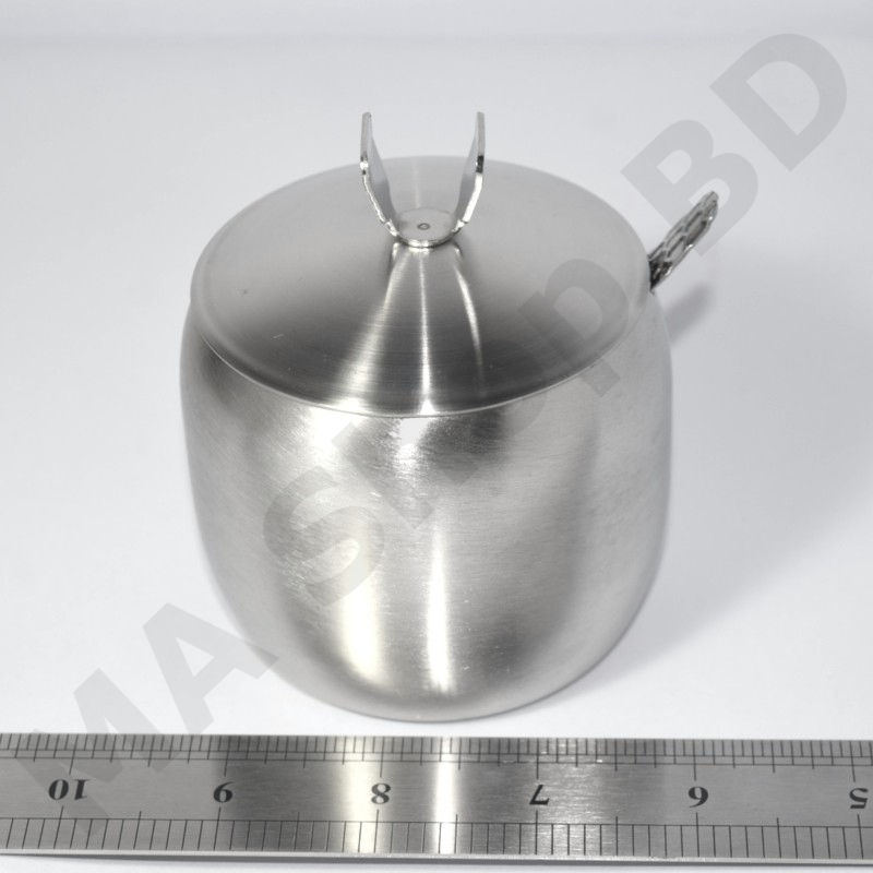 Brushed Finish Stainless Steel Sugar Pot ছবি 3